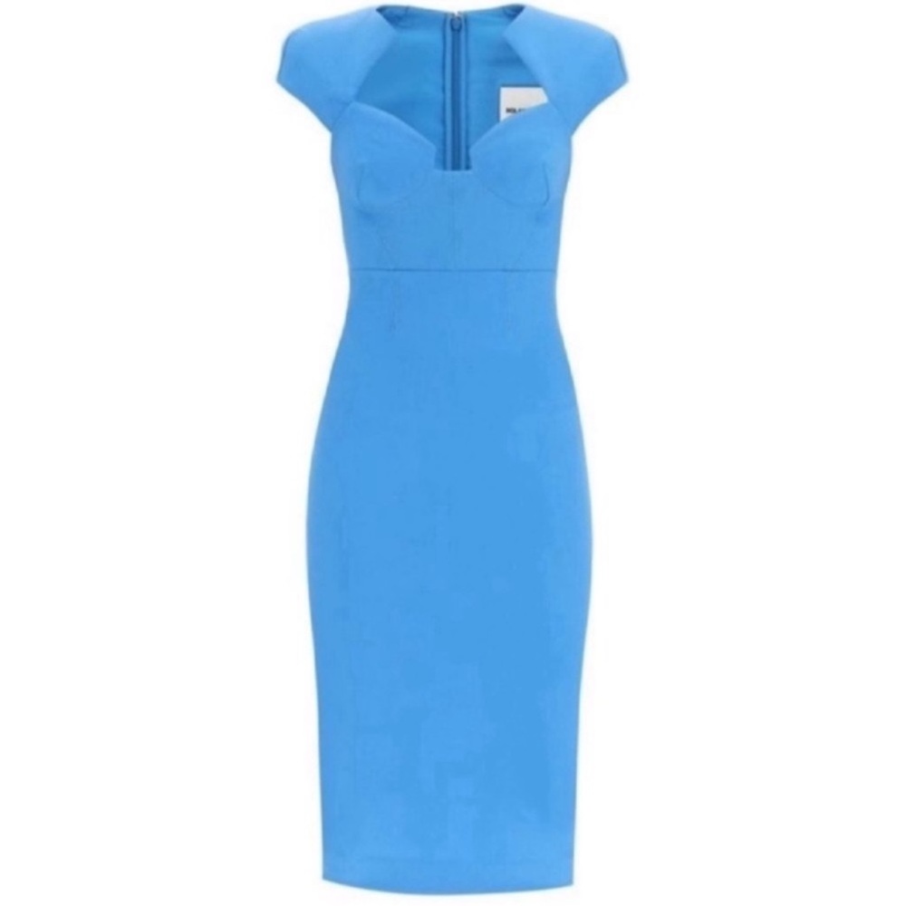 Roland Mouret structured midi dress size uk 14 us 10